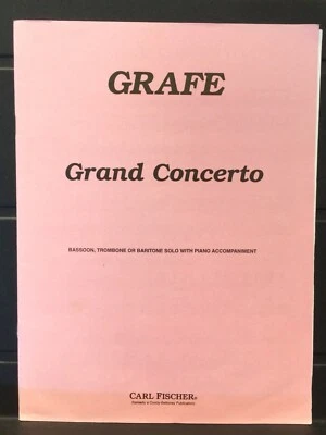 Grafe - Grand Concerto for Bassoon, Trombone, or Baritone - Image 1 of 2