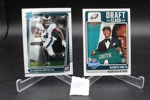 2021 Donruss Optic Rated Rookie Devonta Smith #205 & Rookies & Stars # DC-8 RC - Picture 1 of 2