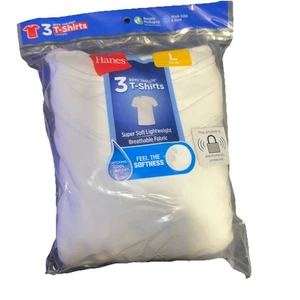 Hanes Jungen ComfortSoft Tagless Rundhalsausschnitt T-Shirt - 3er Pack L 14-16 - Bild 1 von 1