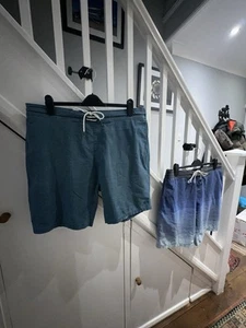 Fat Face X2 Pairs Of Cotton Blend Swim Shorts. Both Size 2XL - Picture 1 of 16