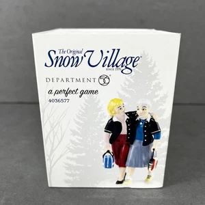 New Department 56 A Perfect Game #4036577 - The Original Snow Village Figure - Picture 1 of 7