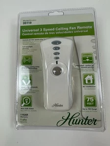 Hunter 99119 Ceiling Fan and Light Universal Remote Control BRAND NEW SEALED - Picture 1 of 3