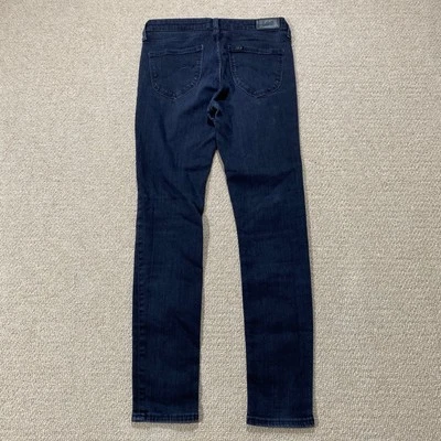 Lee Jeans Womens 28x31 Slim Fit Black Scarlett High Waisted Stretch Denim - Image 1 of 4