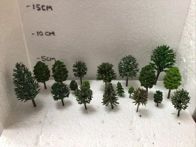 N Scale   Set Of 20 Trees ,  Multi Styles Forest , Foliage, Scenery WUH4 - Image 1 of 4