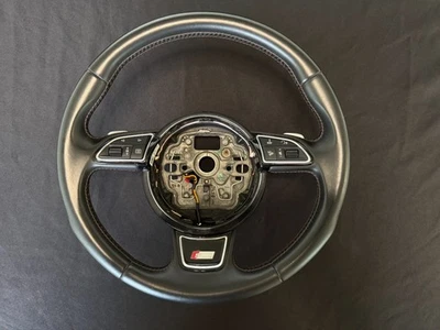 Volante OEM Audi A6 S6 A7 S8 A8 con calefacción y paletas # 4H0419091ANIWL Foto 1 de 4