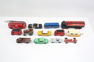 Dinky Toys Diecast Models Tin Bottom Collection Inc Fire Truck Police Tractor - Picture 1 of 6
