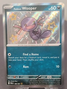 Paldean Wooper Scarlet & Violet: Paldean Fates 180/091 Holo LP - Picture 1 of 4