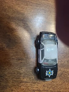 1989 Hot Wheels Black and White Police Car - Picture 1 of 5