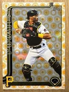2025 Topps Series 2 - Sun Foil Parallel - Endy Rodriguez - Pirates - #564 - Picture 1 of 2