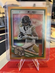 Rashid Shaheed 2025 Panini Score Football #191 Gold First Down 02/10 - Picture 1 of 3