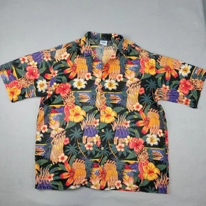 Alohaland Halleluja Hawiian Hemd Herren 2XL Hula Mädchen Blumen Korkknöpfe - Bild 1 von 9