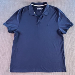 Vilebrequin XXL Polo Shirt Comfort Fit Mens Blue Short Sleeve Buttonless Casual - Picture 1 of 7