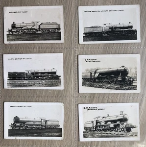 Ein kompletter Satz Nelson Lee Bibliothek Sammelkarten moderne britische Lokomotiven  - Bild 1 von 2