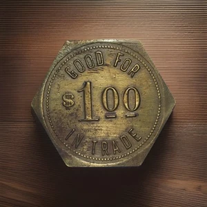 Offutt Air Force Base, Nebraska NE N C O Mess $1.00 Dollar, Military Trade Token - Bild 1 von 2