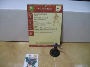 =Dungeons and Dragons DESERT OF DESOLATION Halfling Rogue 19/60 con tarjeta= - Imagen 1 de 1