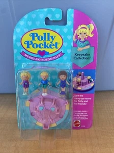 Polly Pocket 1993 Vintage MIB MERRY GO ROUND PALS Kmart - Picture 1 of 3