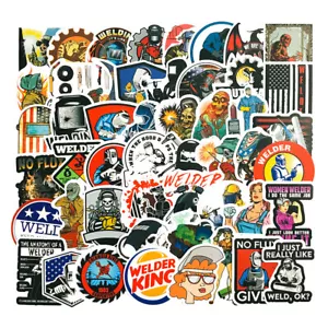 ⭐ 50 Stück Welder Schweißer weld worker Style Stickerbomb Aufkleber - Picture 1 of 7