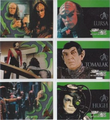 STAR TREK THE NEXT GENERATION SEASON 7 EMBOSSED OR FOIL CARDS S37 TO S42  CHOOSE - Image 1 of 4