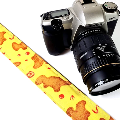 Dino Nuggies Strap- Chicken Nugget Camera Strap-Double Padded Comfortable Camera - Image 1 of 4