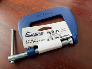 Gibraltar 2-1/2" x 2-1/2" Cast Iron Standard C-Clamp CCM00496 - Picture 1 of 4
