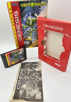Vectorman Mega Hit Series Sega Genesis Box, 1995 Authentic, Tested, & Complete_ - Image 1 of 4