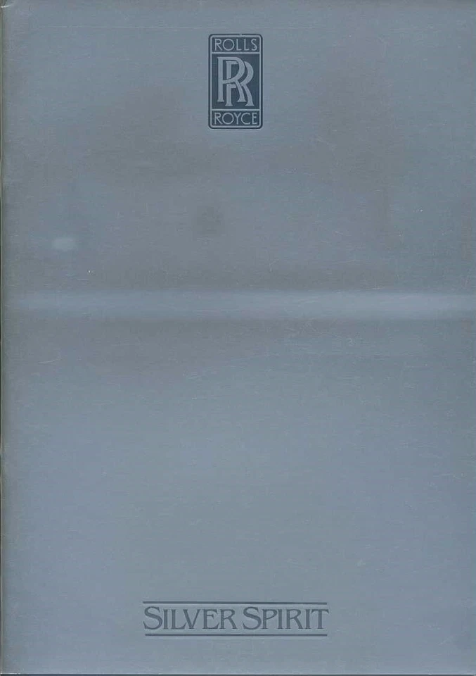 BROCHURE DEPLIANT ROLLS ROYCE SILVER SPIRIT - MULSANNE PROSPEKT (N13) - Immagine 1 di 1
