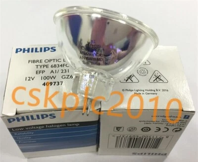 1 PCS NEW IN BOX PHILIPS Microscope projector 12V100W GZ6.35 6834FO - Image 1 of 3