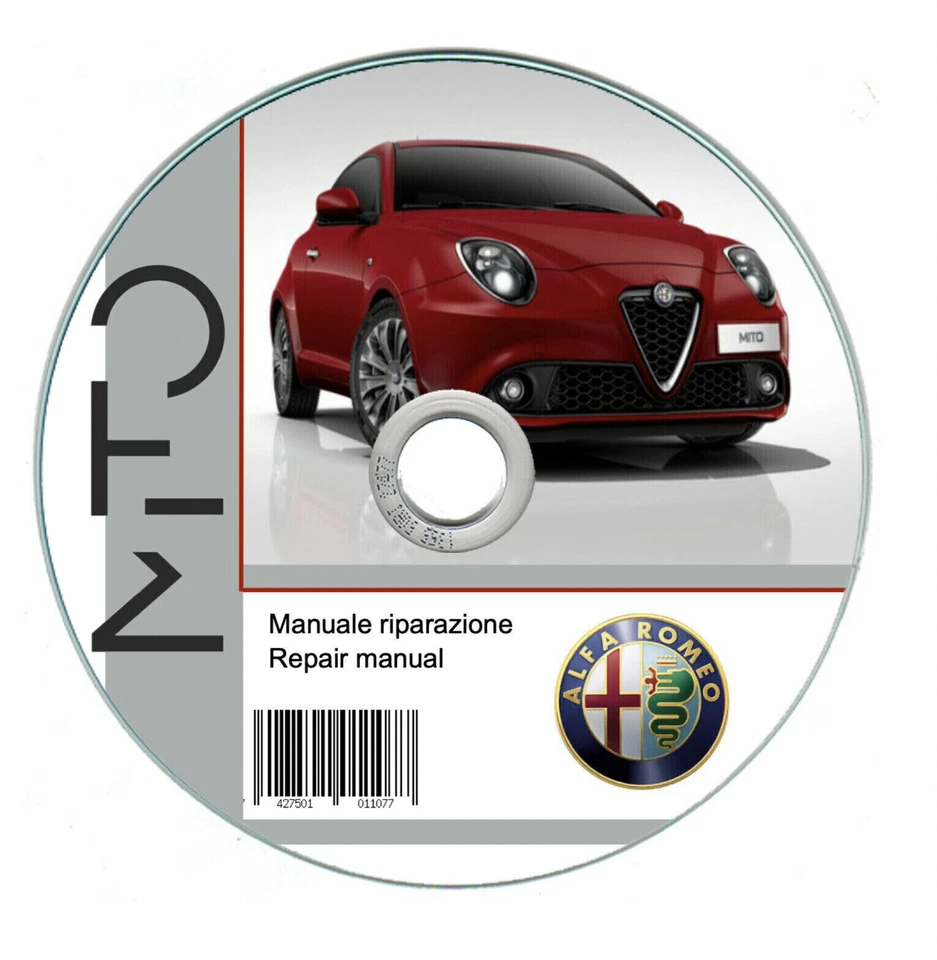 Alfa Romeo MiTo  2008-2018 manuale di riparazione su cd (IN ITALIANO) - Immagine 1 di 1