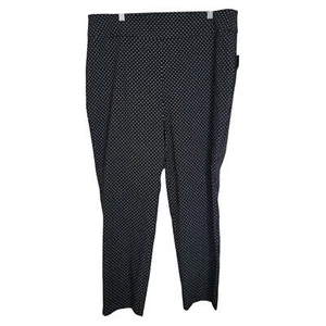 Counterparts Super Stretch schwarz-weiß gepunktete Hose Größe 16 Arbeitskleidung - Bild 1 von 10