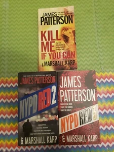 JAMES PATTERSON - MARSHALL KARP - LOT OF 3 PAPERBACK BOOKS - NYPD RED, KILL ME, - Bild 1 von 2