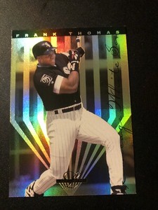 1995 Leaf Limited Gold Frank Thomas #1 HOF