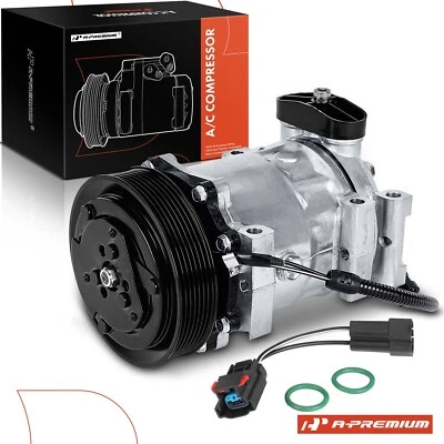 AC Compressor with Clutch for Dodge Ram 1500 1994-2002 Ram 2500 Ram 3500  Dakota - Image 1 of 4