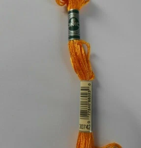 DMC Rayon Colour Yellow Number 30742 - Picture 1 of 1