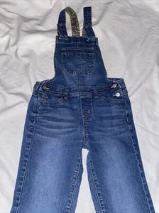 Lei Overalls Size L In Girls Has Leopard Print Lining Straps - Picture 1 of 4