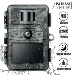 Campark Trail Camera 4K 32MP Wildlife Hunting Game Cam 850NM Night Vision IP66 - Picture 1 of 8