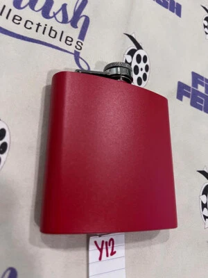 6 oz. Frasco de acero inoxidable mate grabable (láser) Y12 Foto 1 de 3