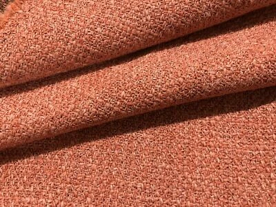 Manuel Canovas Textured Basketweave Uphol Fabric Sarla Terracotta 4.65yd 4929-11 - Image 1 of 2