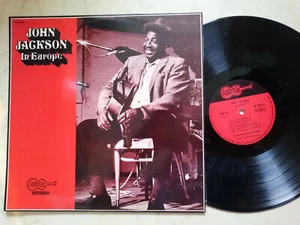 JOHN JACKSON In Europe *1969 FRENCH ARHOOLIE ORIGINAL BLUES VINYL LP* - Foto 1 di 4