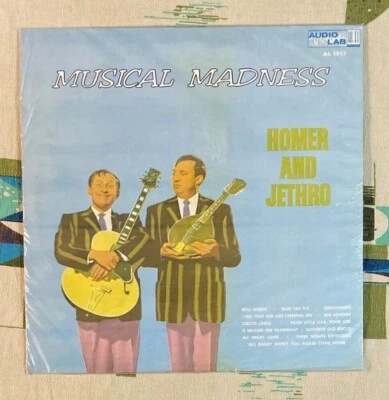 Homer & Jethro SEALED LP Musical Madness 1959 VG++/M - Image 1 of 2
