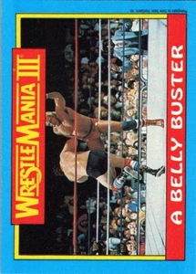 1987 Topps WWF #49 A Belly Buster WMIII - Picture 1 of 2