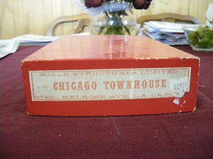 Scale Structures Limited: Chicago Townhouse: #8742  *actual shipping* - Bild 1 von 3