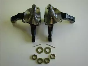 2 husillos y cojinetes de tuerca de husillo Mustang II sellos tapas antipolvo delanteras - Imagen 1 de 1