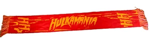 WWF WWE Wrestling Wrestlemania Hulk Hogan Vintage Hulkamania scarf Not Shirt - Picture 1 of 8