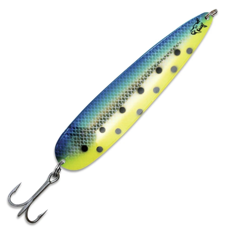 Rhino Trolling Spoons - Farbe: gold swedish flag, Kunstköder zum Schleppangeln - Bild 1 von 1