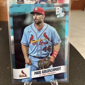 2024 Topps Big League PAUL GOLDSCHMIDT Rare Blue Foil -ST LOUIS CARDINALS- #256 - Picture 1 of 2