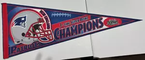 NEW ENGLAND PATRIOTS SUPER BOWL XXXIX CHAMP NFL FOOTBALL VINTAGE PENNANT MINT - Picture 1 of 1