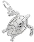 Designer Rembrandt Collection Sterling Silver Sea Turtle Charm Pendant #8173