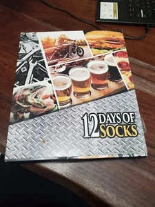 Mens Food & Drink 12 Days of Socks Gift Set GREAT GIFT IDEA  - Picture 1 of 3