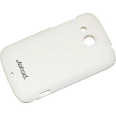 Custodia Jekod Originale Super Cool Case Cover Per Htc Desire C Bianca White - Immagine 1 di 3