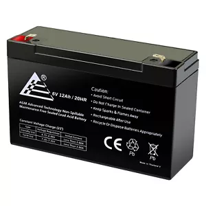 ExpertBattery 6V 12AH F1 Replacement Streamlight Litebox Battery - Picture 1 of 6